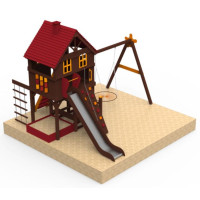 Ігровий майданчик з дерева Шале